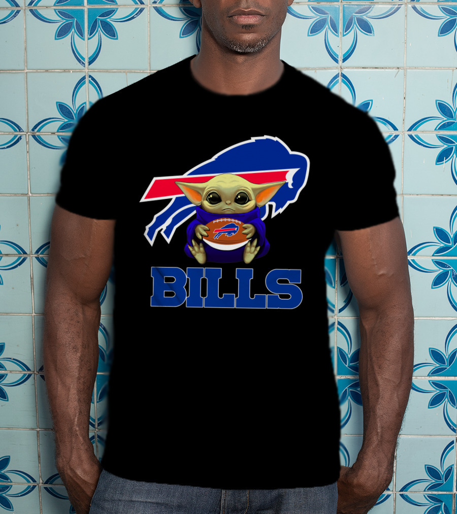 Buffalo Bills Baby Yoda Football Fan T-Shirt