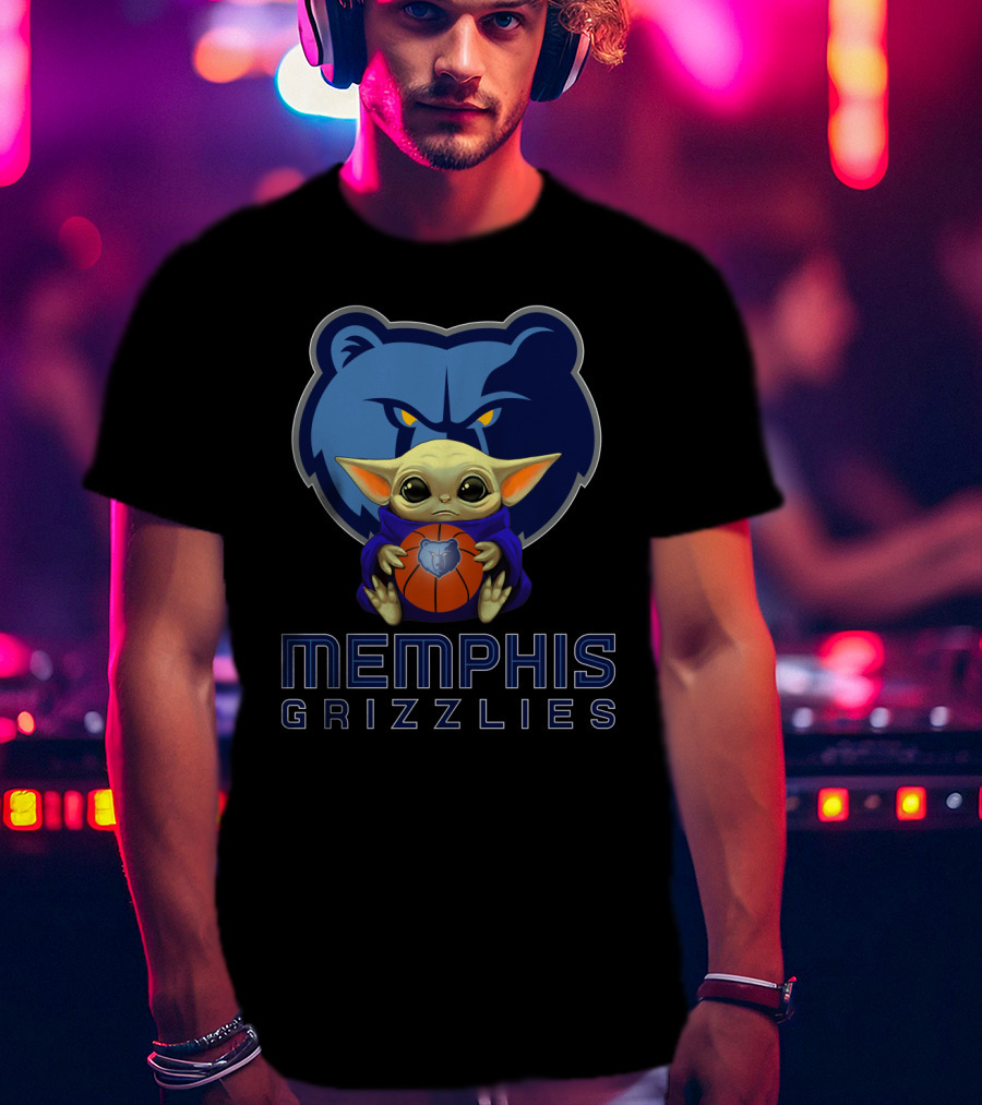 Memphis Grizzlies Baby Holding Basketball T-Shirt