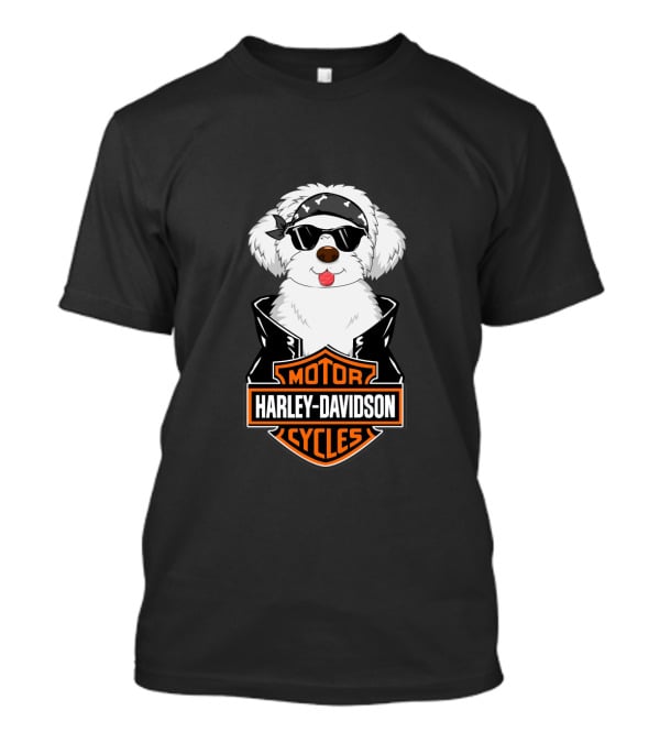 Harley Davidson Cycles Malteses Motorcycle T-Shirt