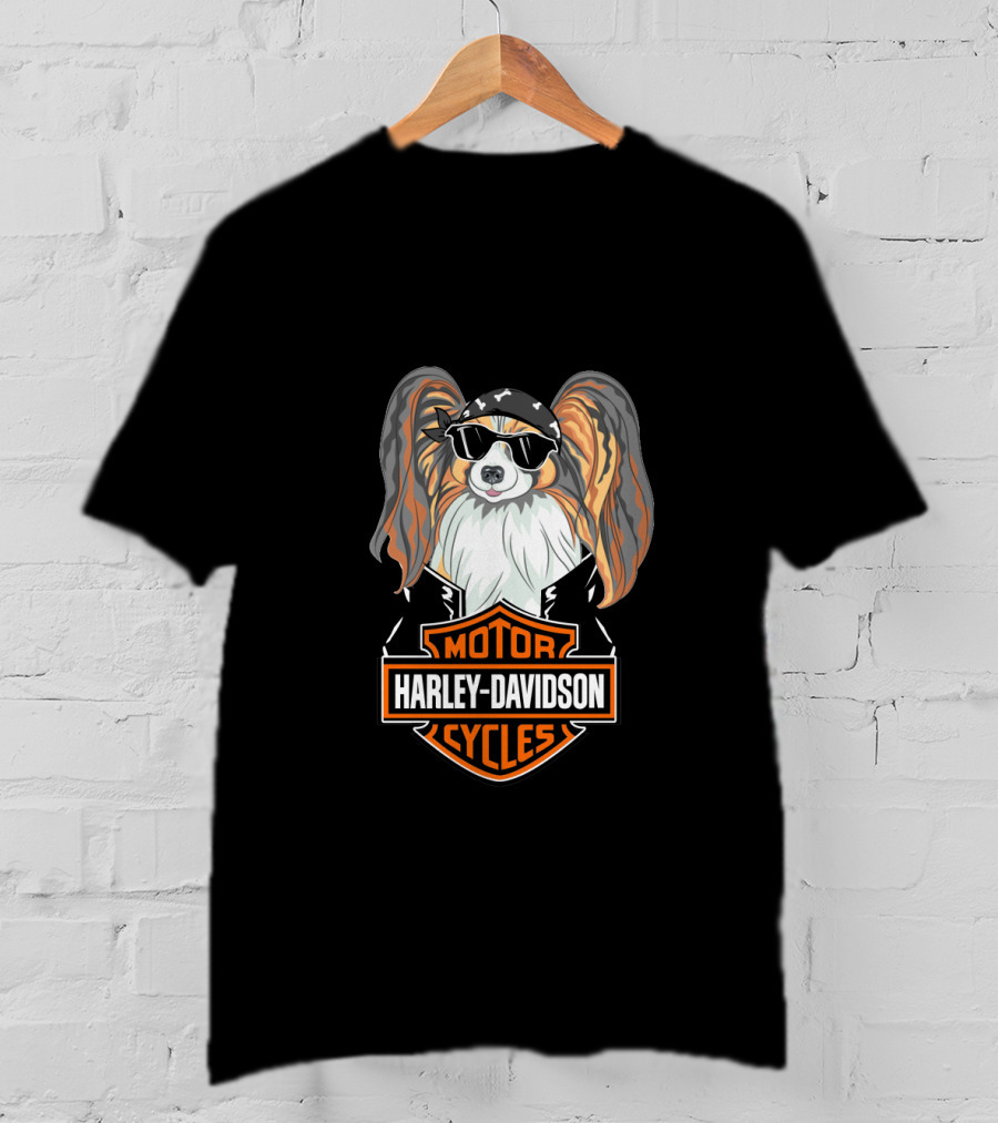 Harley Davidson Motor Cycles Papillons T-Shirt