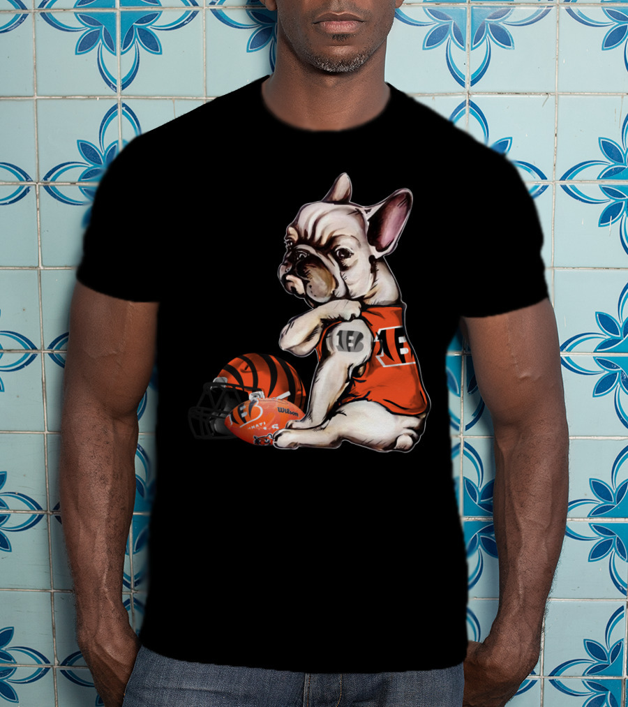 Cincinnati Bengals Pug Helmet Football 18 T-Shirt