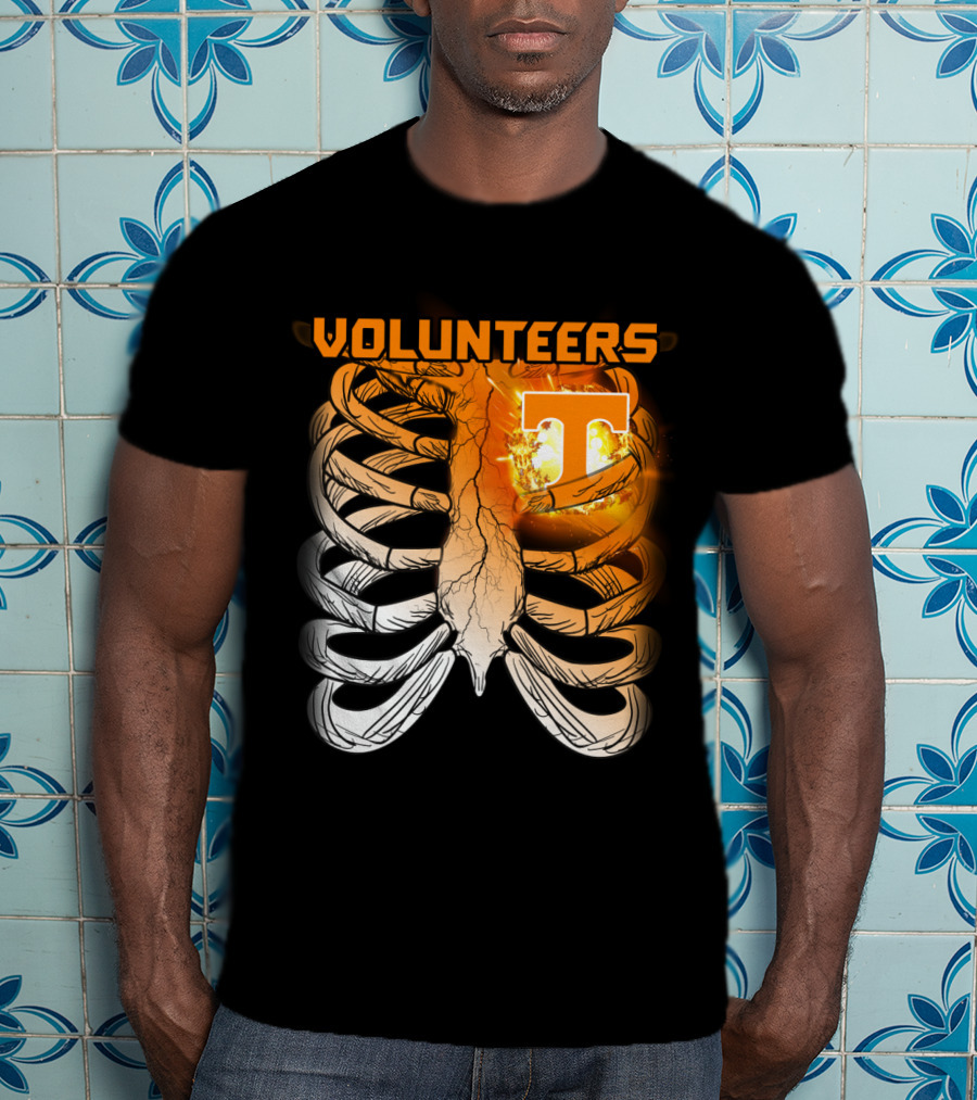 Volunteers Tennessee T Logo Ribcage T-Shirt