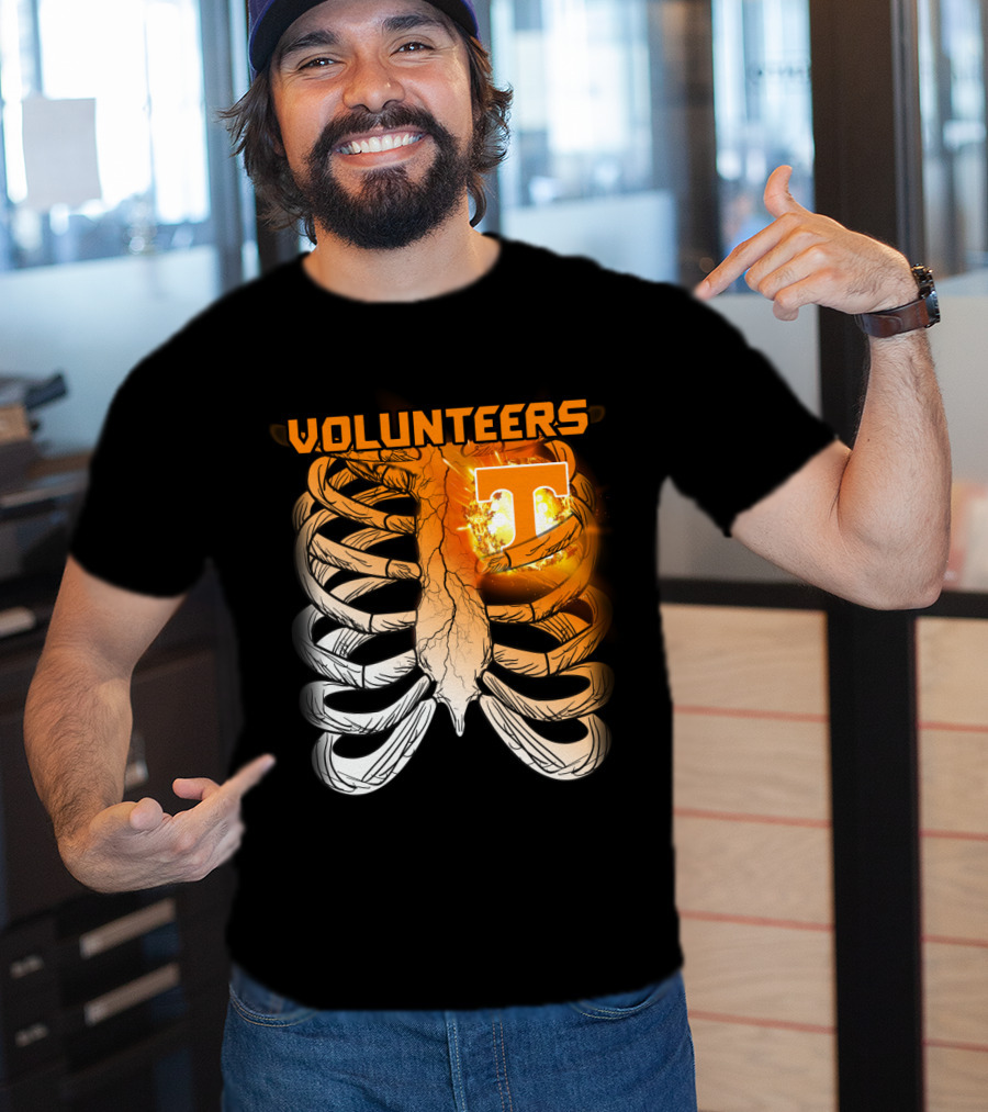 Volunteers Tennessee T Logo Ribcage T-Shirt