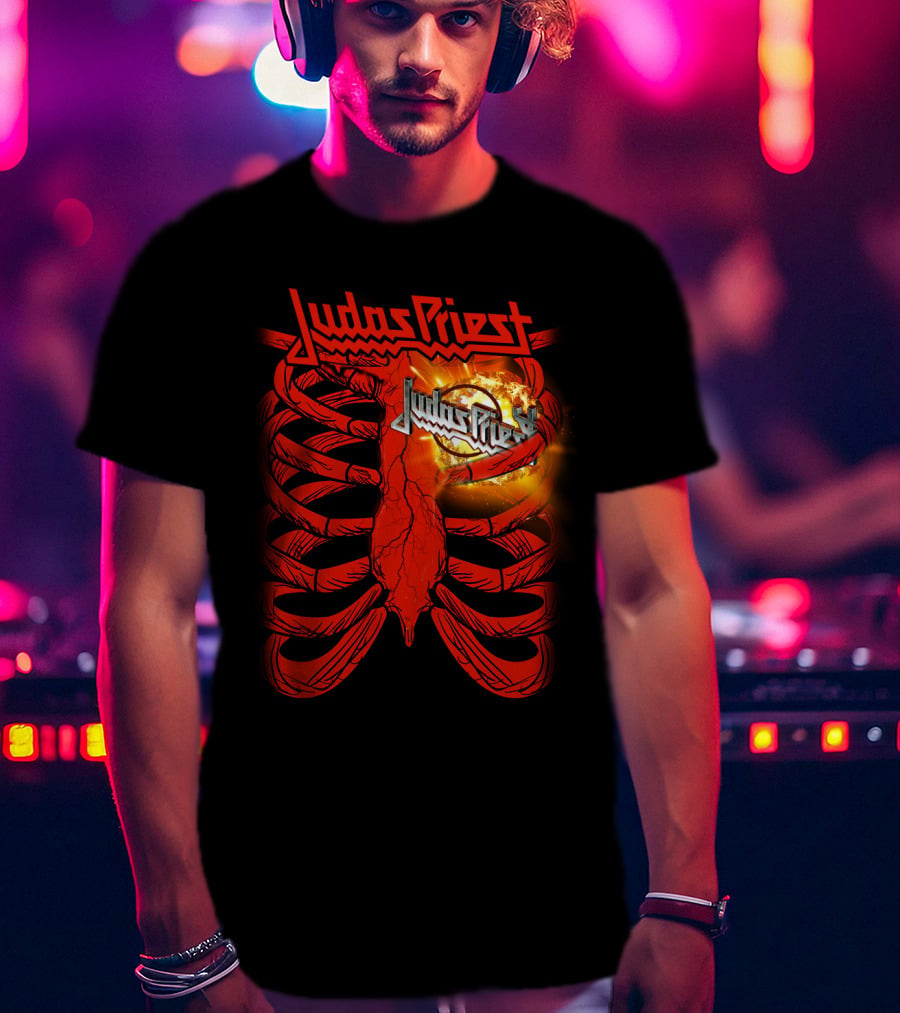 Judas Priest Ribcage Explosive T-Shirt