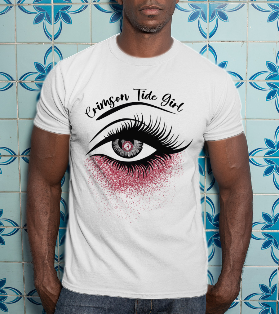 Crimson Tide Girl Alabama Crimson Tide Eye T-Shirt