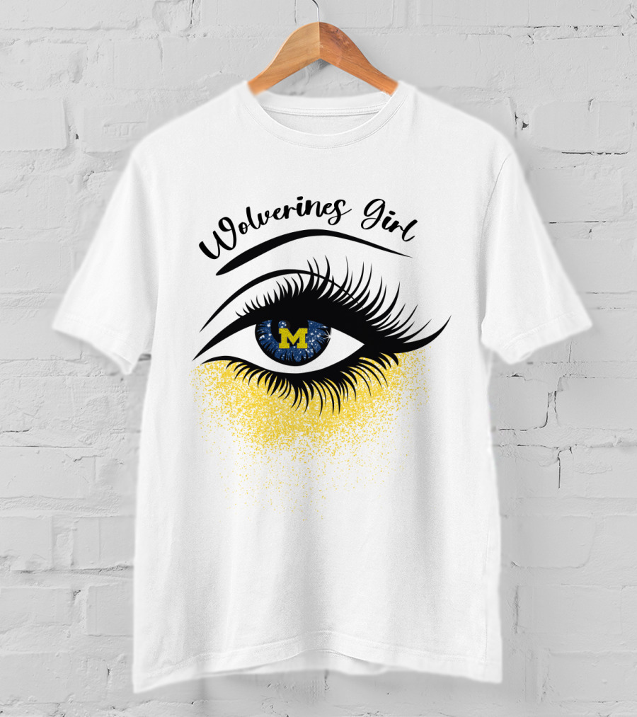 Wolverines Girl M Eye T-Shirt
