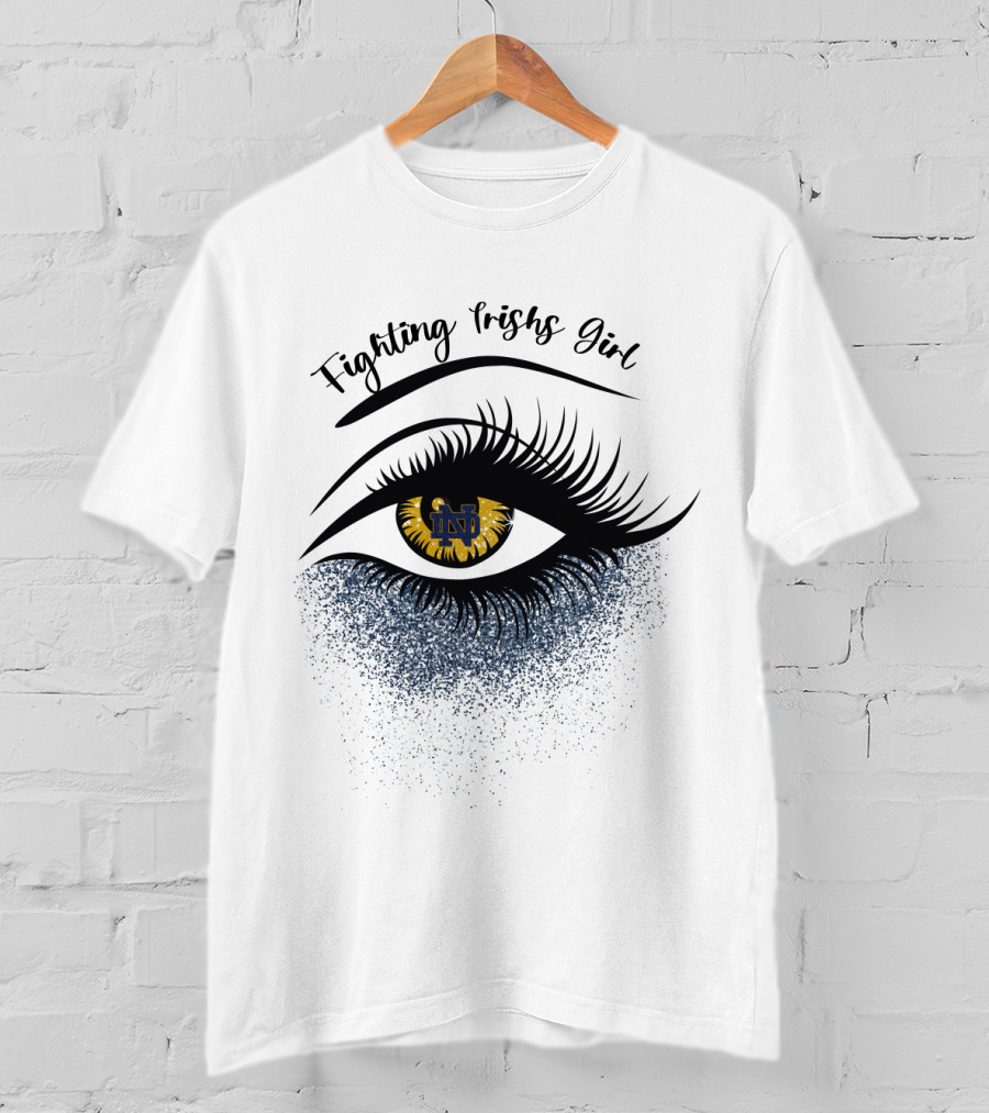Fighting Irish Girl Notre Dame Eye T-Shirt