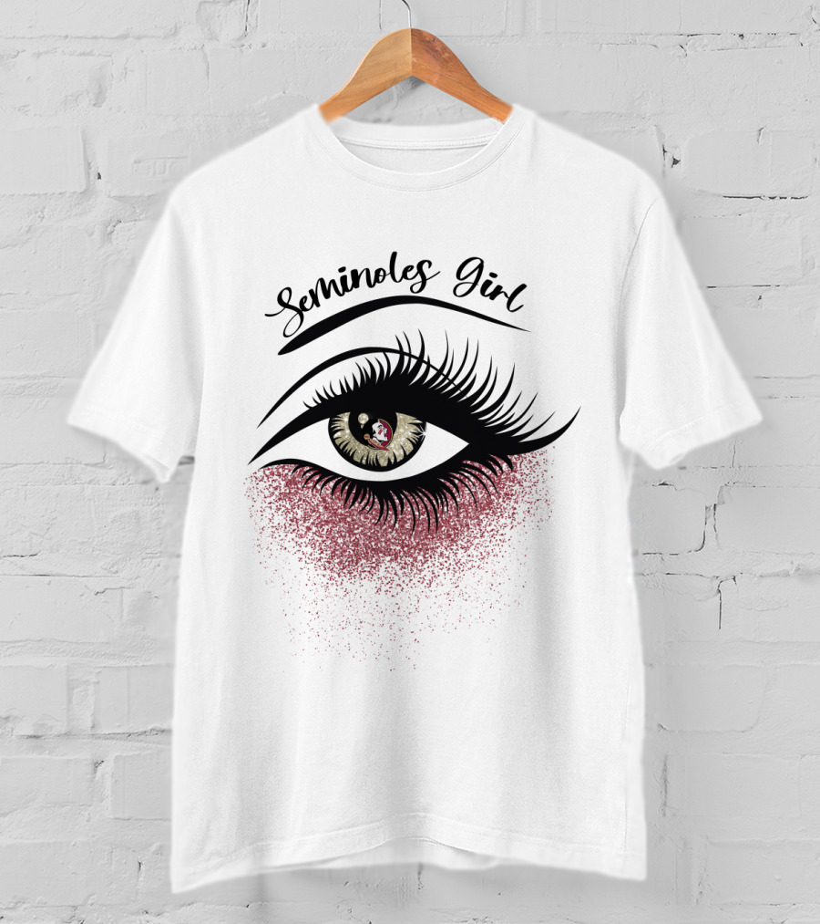 Seminoles Girl Florida State University Eye T-Shirt