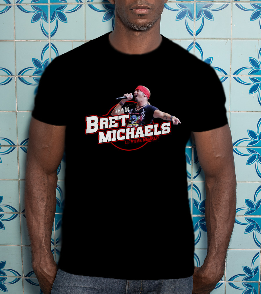 Team Bret Michaels Lifetime Member T-Shirt