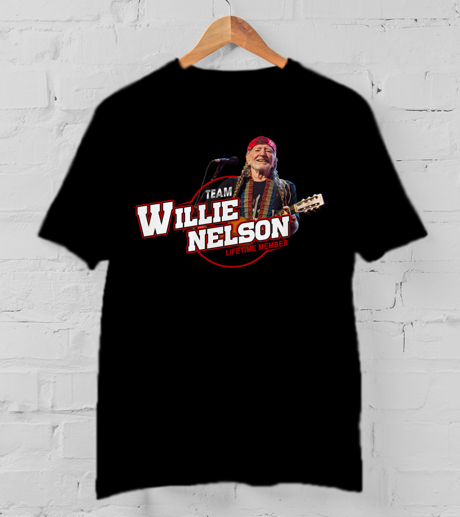 Team Willie Nelson Lifetime Member T-Shirt