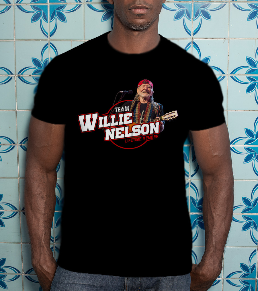 Team Willie Nelson Lifetime Member T-Shirt