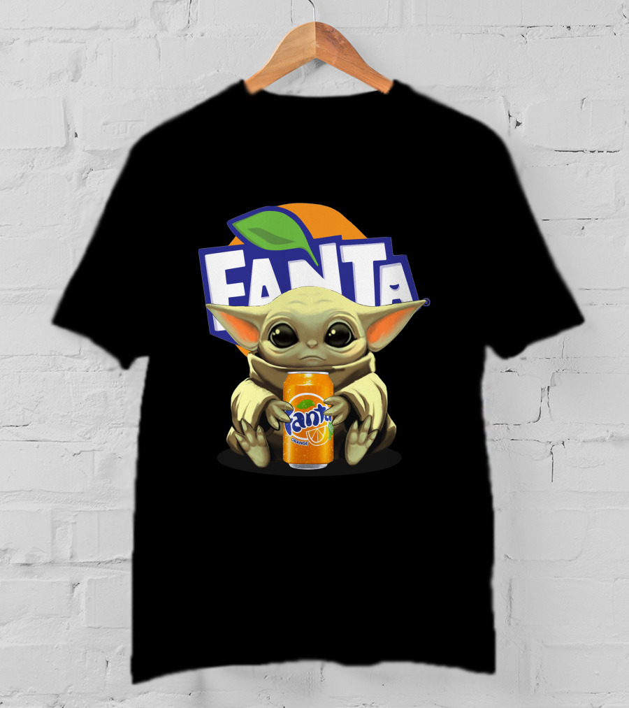 Yoda Holding Fanta Can Iconic Mashup T-Shirt