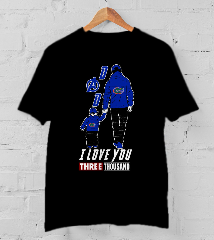 Dad Florida Gators I Love You Three Thousand Boy T-Shirt