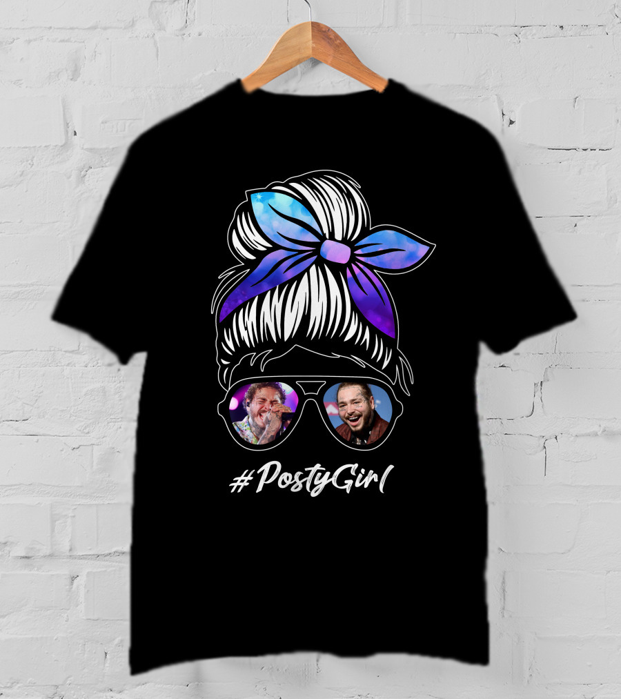 PostyGirl Bow Sunglass Concert T-Shirt