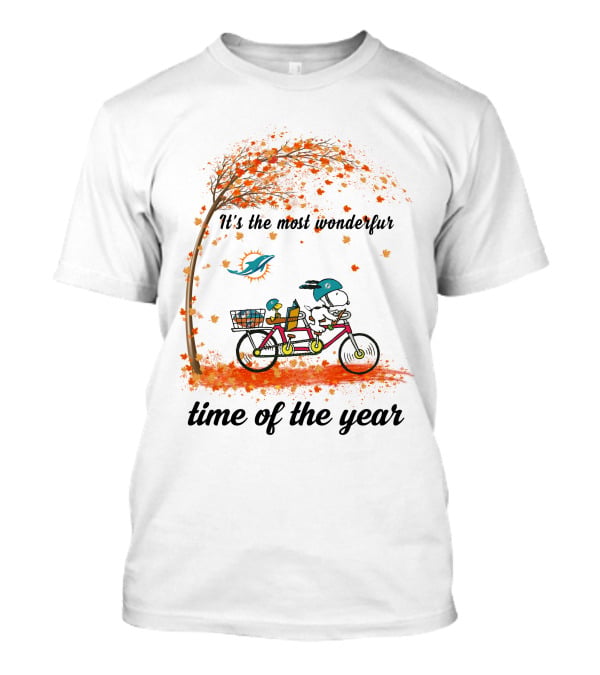 It's The Most Wonderful Time Of The Year Miami Dolphins Autumn T-Shirt