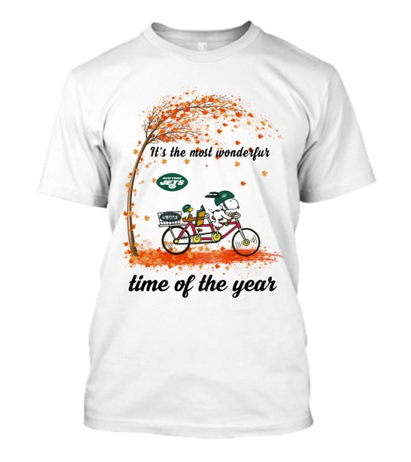 It's The Most Wonderful Time Of The Year New York Jets Baby Yoda Autumn T-Shirt