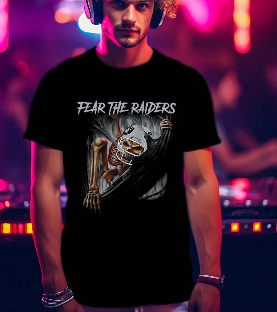 Fear The Raiders Las Vegas Raiders 515NFL L1MTH T-Shirt