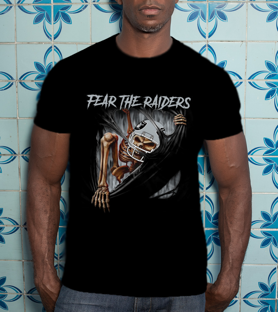 Fear The Raiders Las Vegas Raiders 515NFL L1MTH T-Shirt