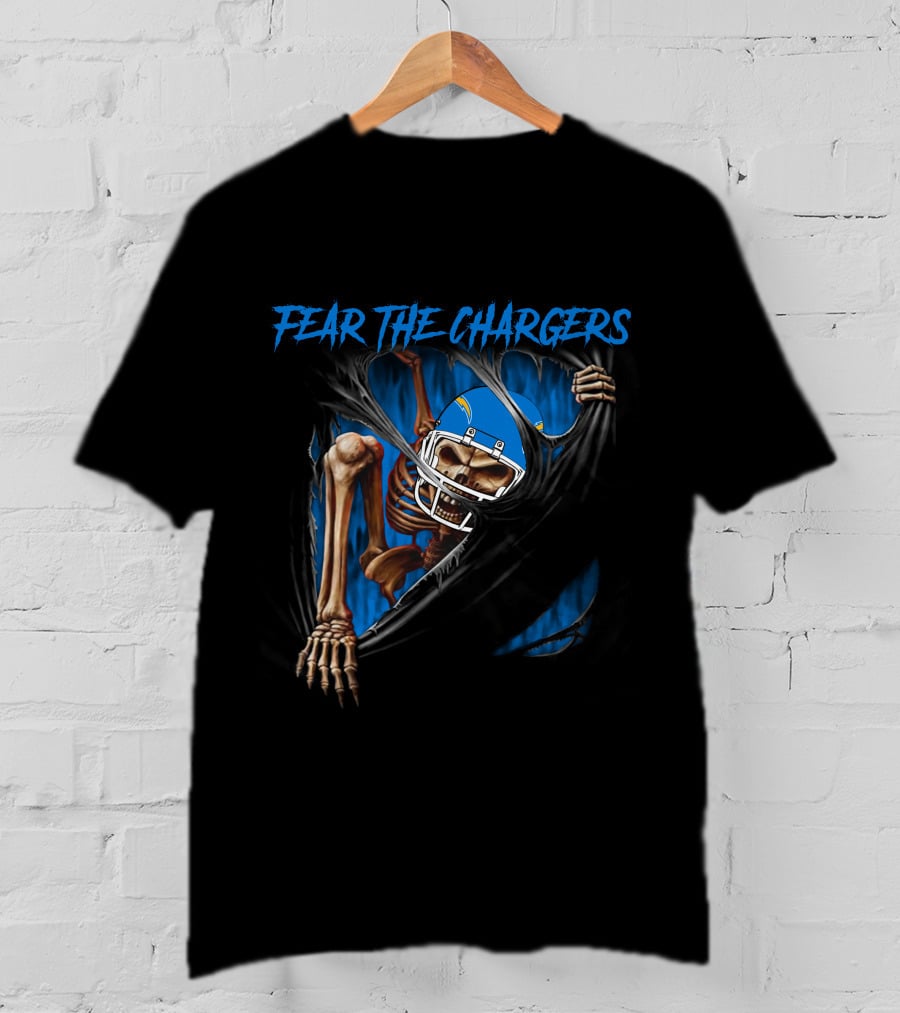 Fear The Chargers Los Angeles Chargers 515NFL L1MTH T-Shirt