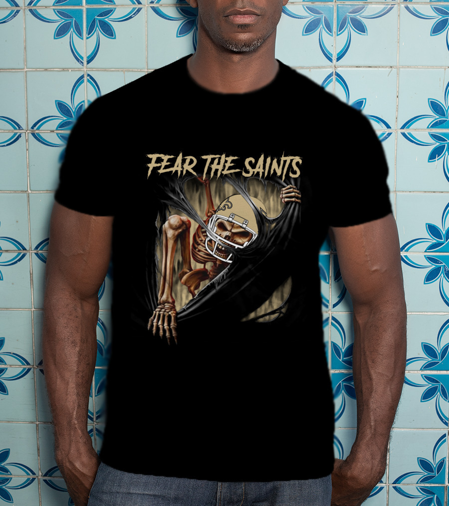 Fear The Saints New Orleans 515NFL L1MTH T-Shirt