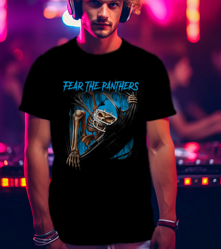Carolina Panthers Fear The Panthers 515NFL L1MTH T-Shirt