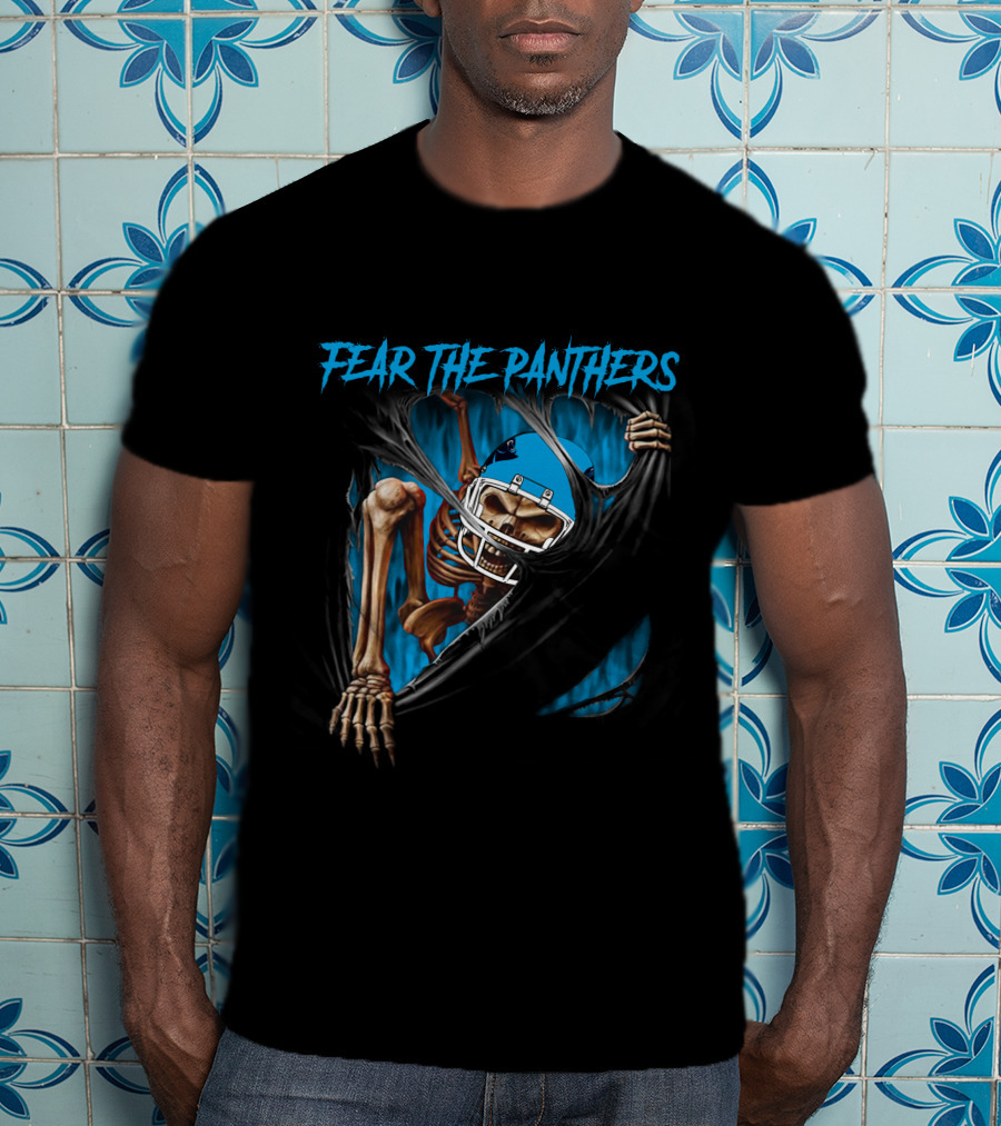 Carolina Panthers Fear The Panthers 515NFL L1MTH T-Shirt