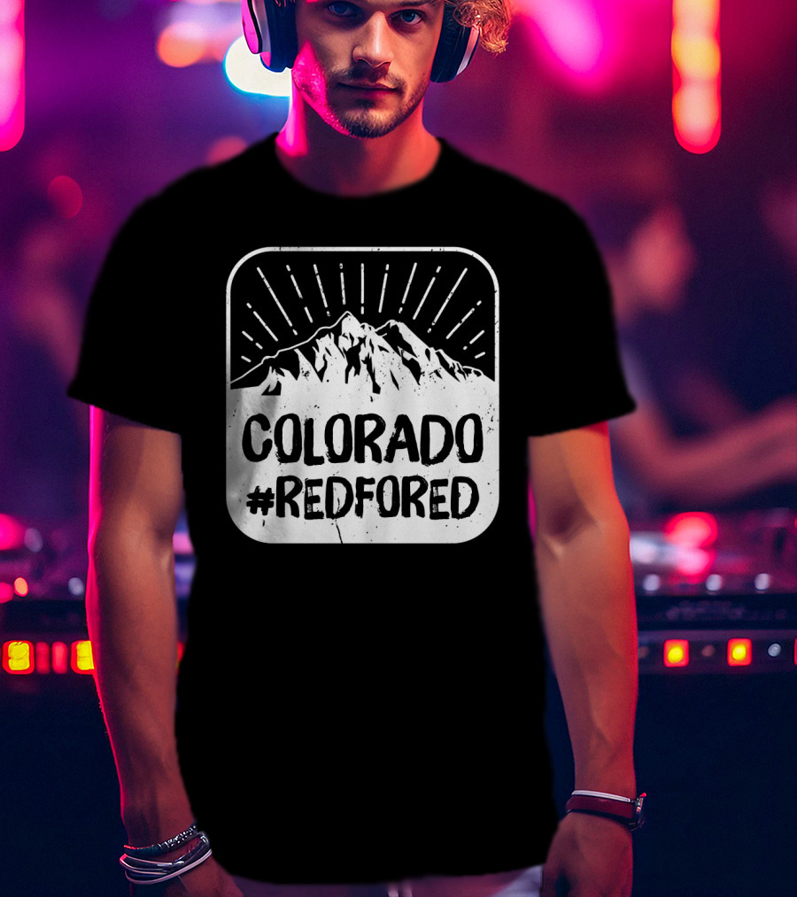 Colorado #RedForEd Teacher Mountain Protest T-Shirt
