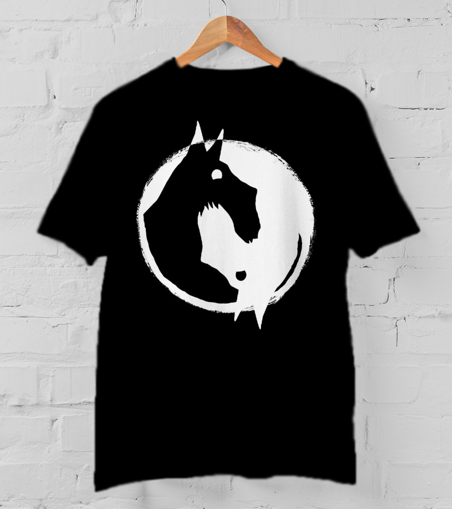 Yin Yang Dog Scottish Terrier T-Shirt