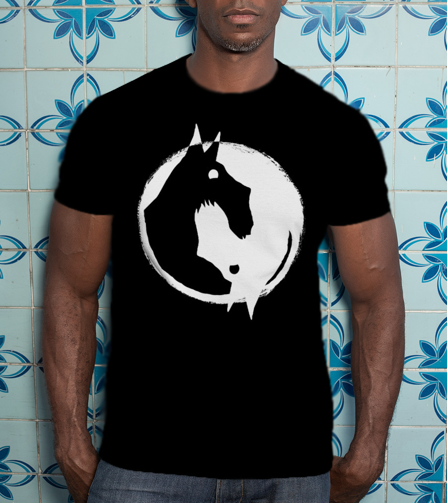 Yin Yang Dog Scottish Terrier T-Shirt