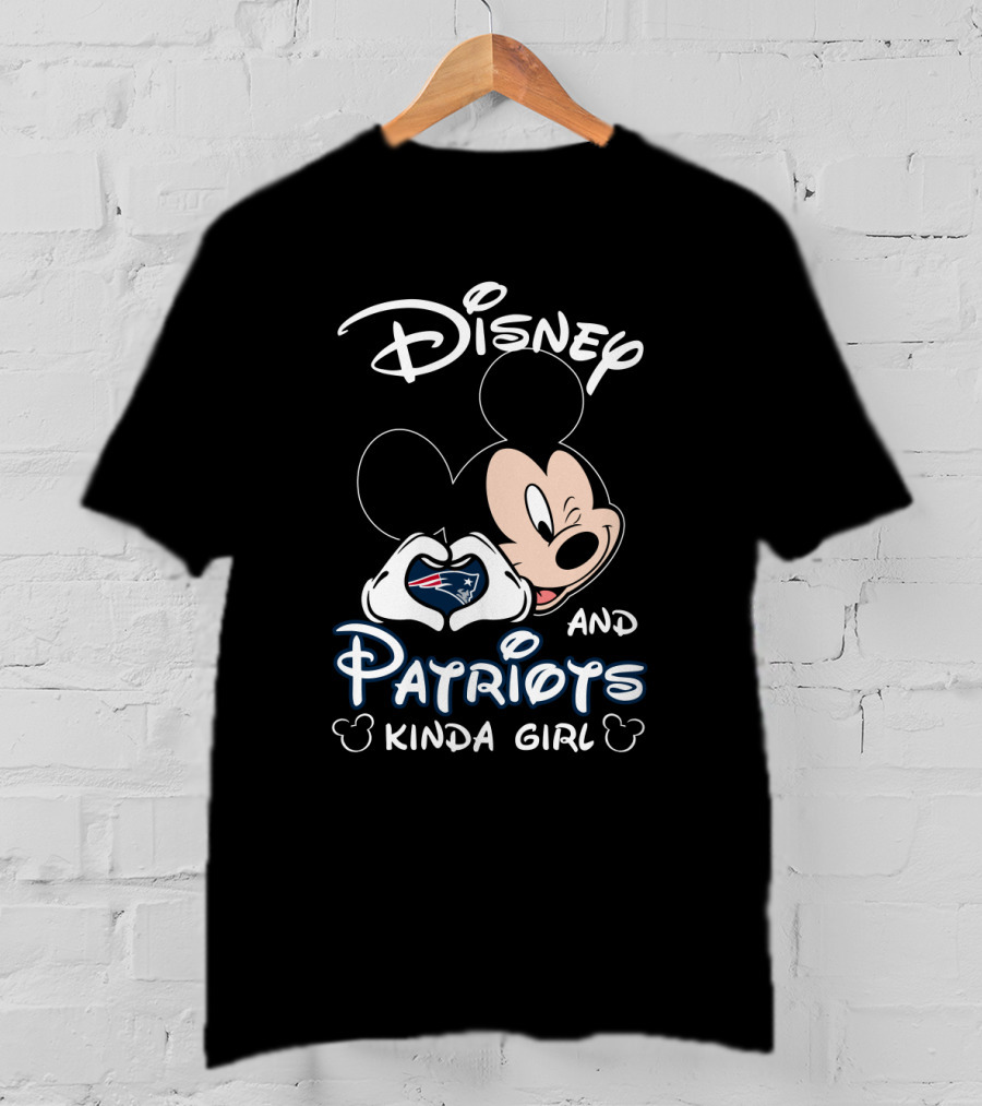 Disney And Patriots Kinda Girl T-Shirt