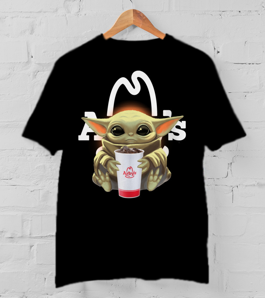 Baby Yoda Holding Arby's Drink T-Shirt