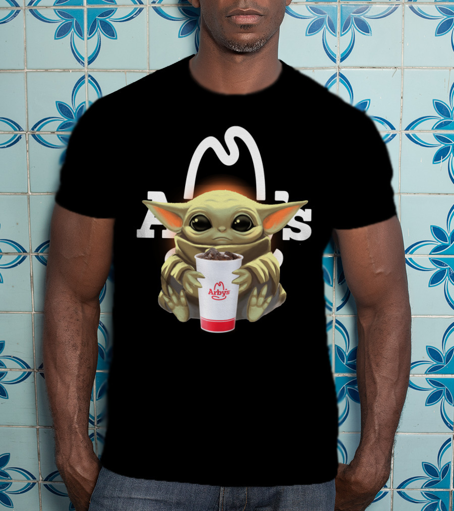 Baby Yoda Holding Arby's Drink T-Shirt