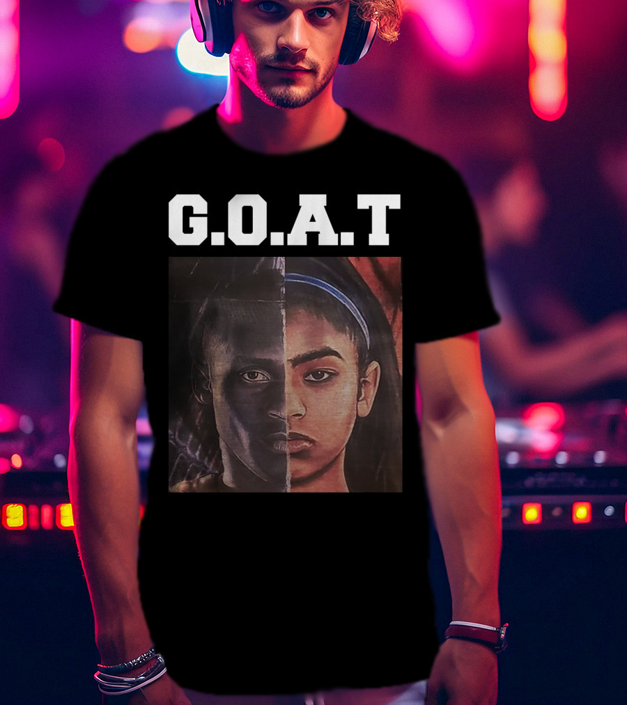 G.O.A.T Kobe Bryant Split Face T-Shirt