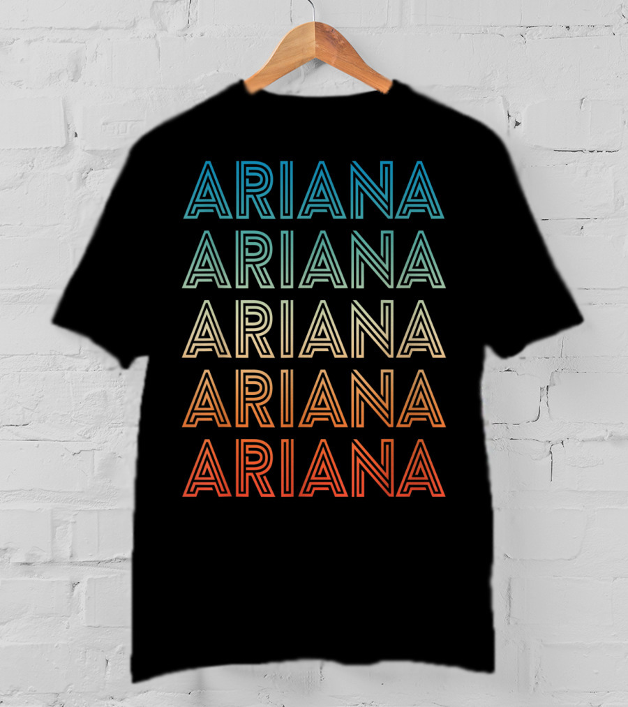 Ariana Multi-Color Gradient T-Shirt