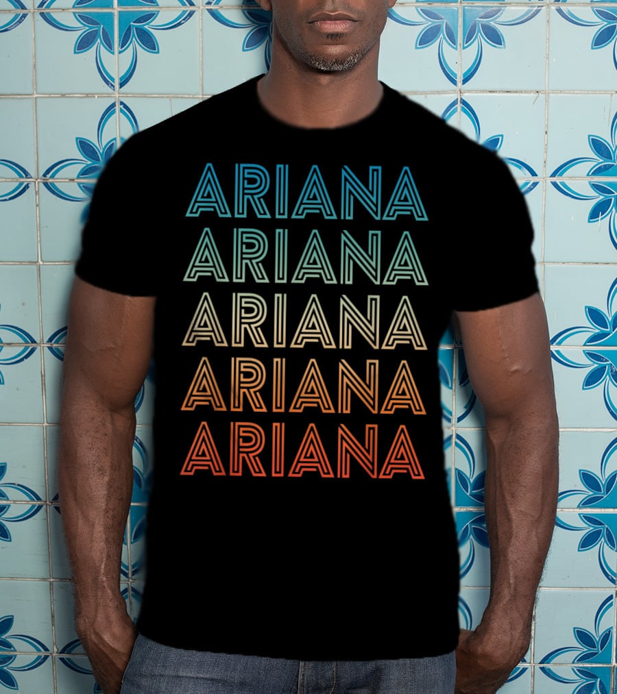 Ariana Multi-Color Gradient T-Shirt