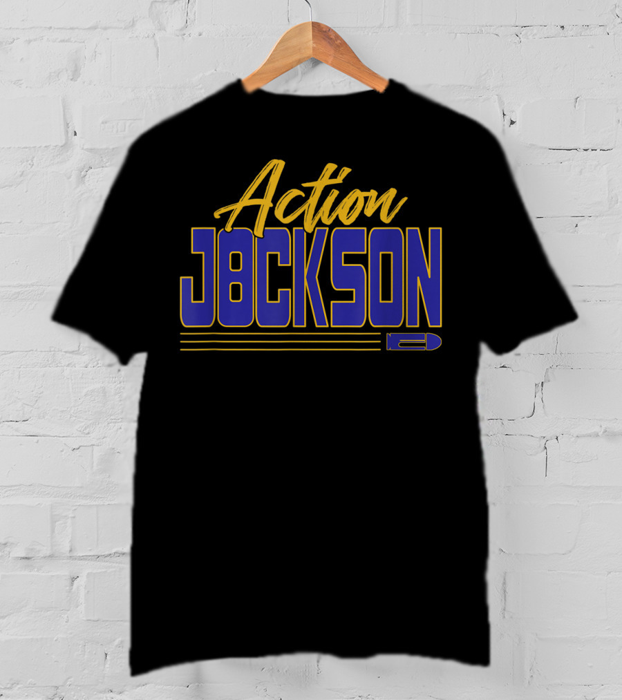 Action Jackson Baltimore Maryland QB 8 T-Shirt