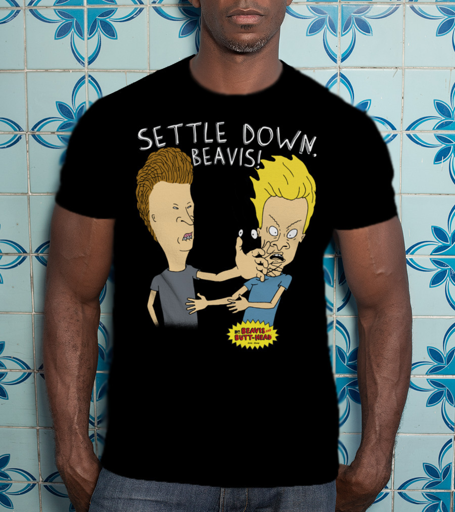 Settle Down Beavis Beavis And Butthead T-Shirt