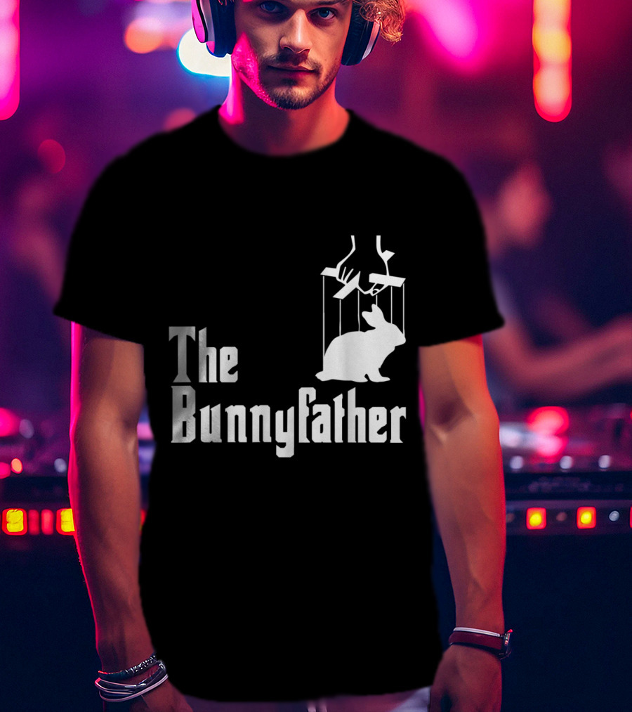 The Bunnyfather Funny Mens Rabbit T-Shirt
