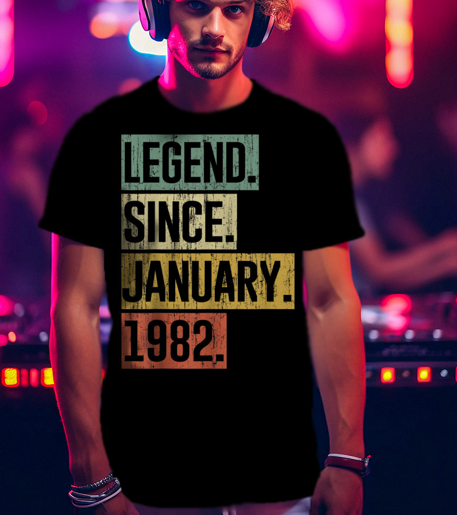 Legend Since January 1982 T-Shirt