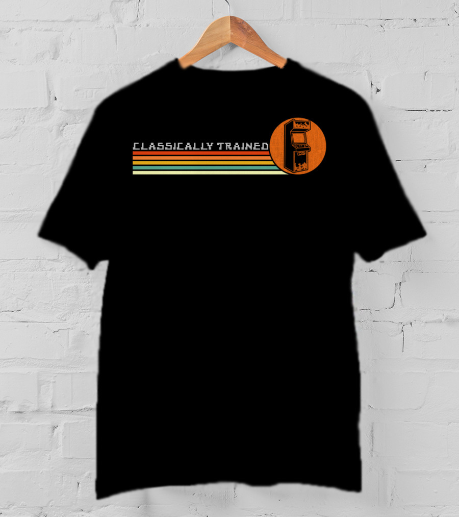 Classically Trained 80s Video Game Vintage Arcade T-Shirt