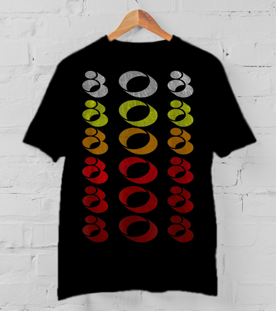 808 Drum Gradient Circles T-Shirt