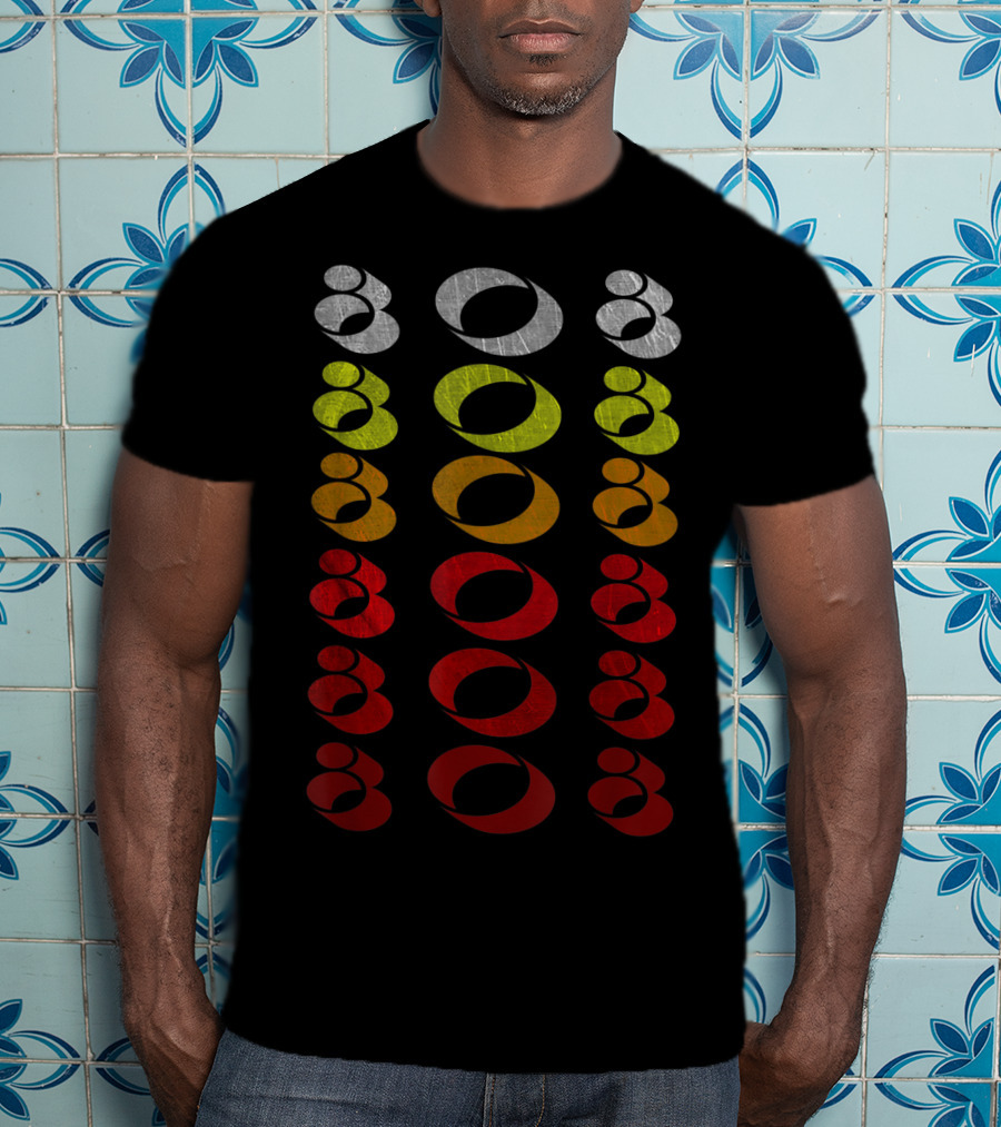 808 Drum Gradient Circles T-Shirt