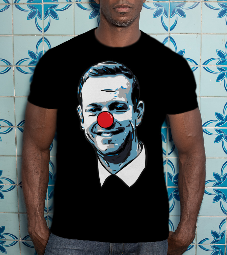 Assistant To The Commish Fraudmann Clown Nose Face T-Shirt