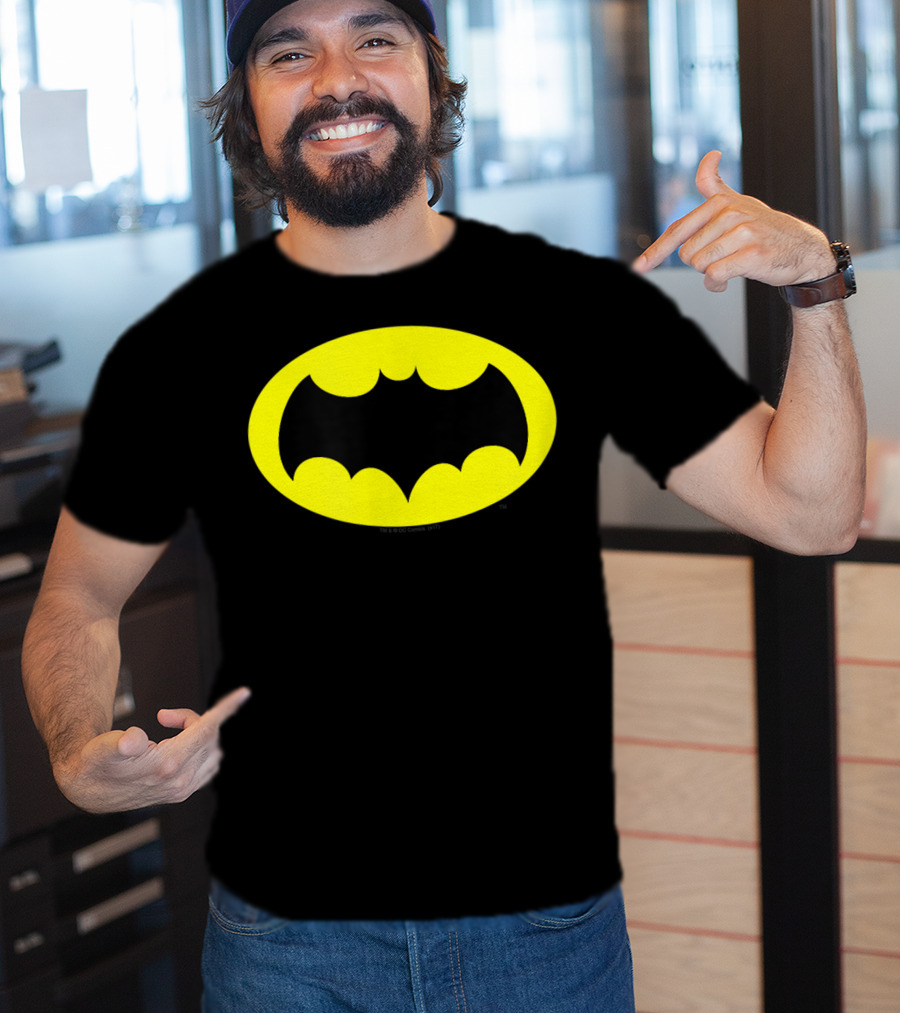 Batman Classic TV Series Logo Icon Chest T-Shirt