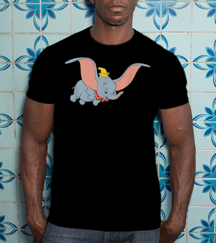 Dumbo Disney Classic Flying Elephant Animation T-Shirt