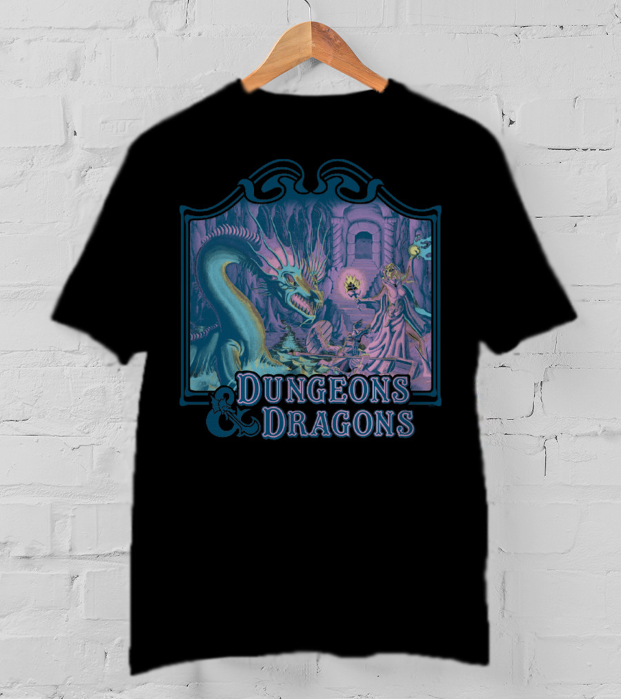 Dungeons Dragons Classic Basic Rule Fantasy Creature Encounter T-Shirt