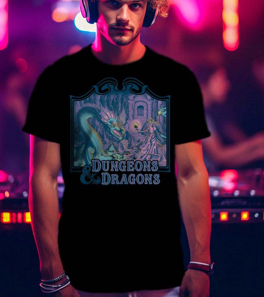 Dungeons Dragons Classic Basic Rule Fantasy Creature Encounter T-Shirt