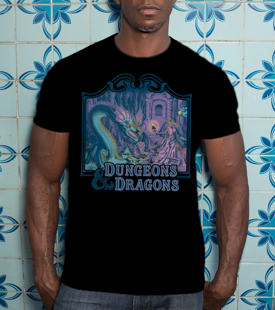 Dungeons Dragons Classic Basic Rule Fantasy Creature Encounter T-Shirt
