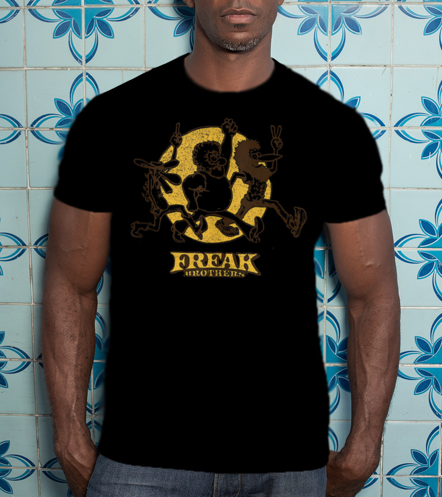 Freak Brothers Moonlit Silhouette Walk T-Shirt