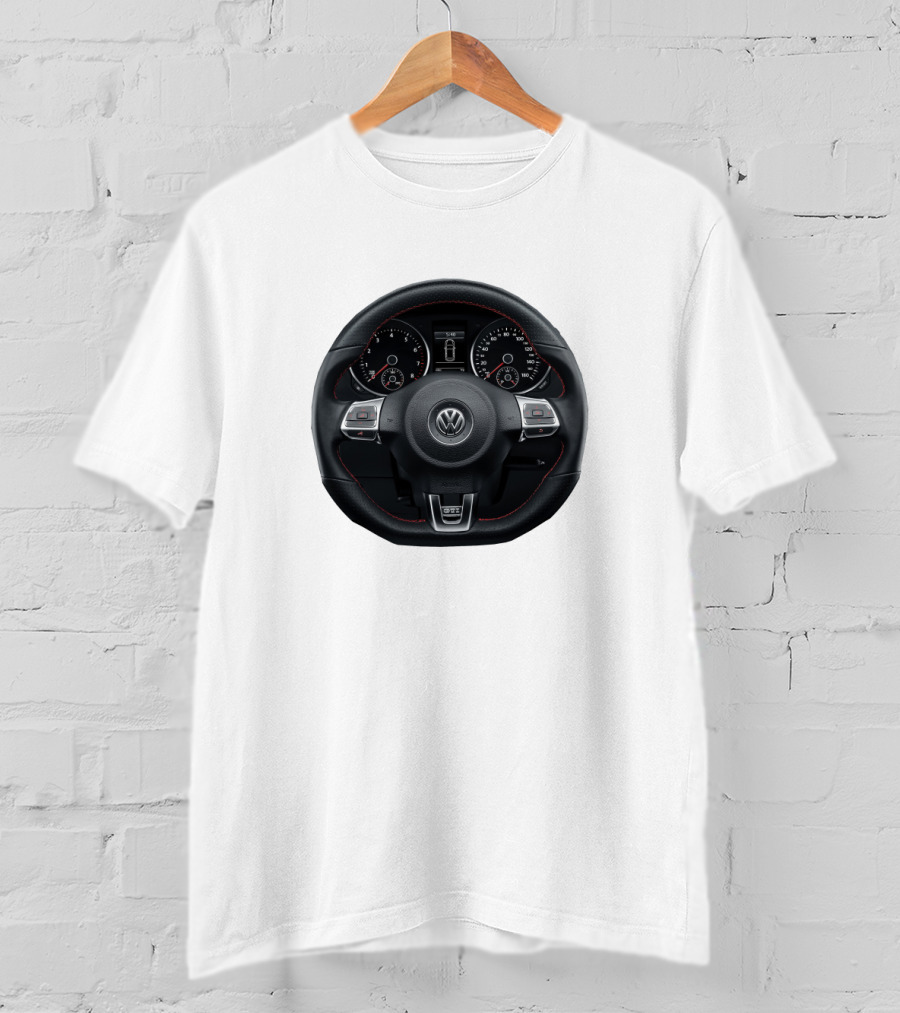 Volkswagen Steering Wheel Dashboard T-Shirt